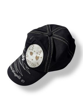 Firetrap Y2K Deadly Twisted Thoughts 100% Cotton Emo Grunge VTG Baseball Cap